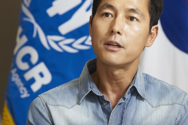 ▲ 배우 정우성은 4년째 유엔난민기구 친선대사로 활동하고 있다. ⓒ유엔난민기구