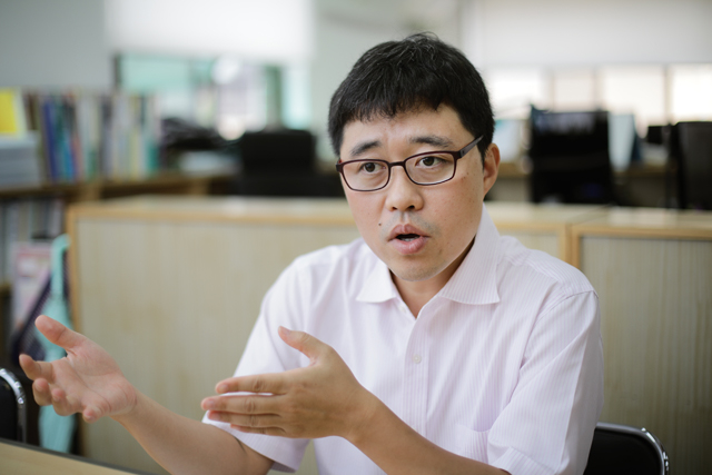 ▲안상진 사교육걱정없는세상 정책대안연구소 소장. ⓒ프레시안(최형락)