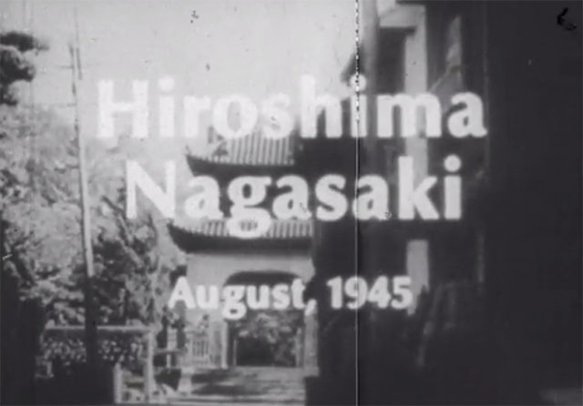 ▲ <히로시마/나가사키: 1945년 8월>의 첫 장면 ⓒ유튜브