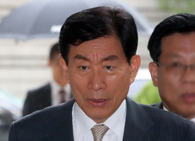 ▲지난 달 24일 결심 공판에 출석한 원세훈 전 국정원장. ⓒ연합뉴스