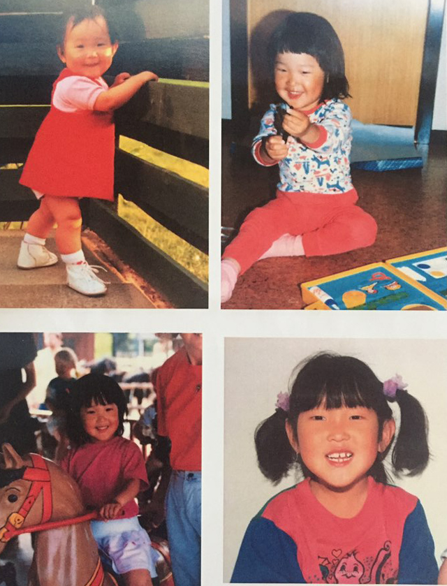 ▲ 어린 시절의 금지 씨의 모습 ⓒ채금지