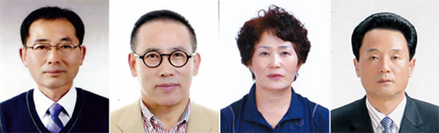 ▲태백시민대상(왼쪽부터)장우상, 김재영, 엄정숙, 장용환씨. ⓒ태백시