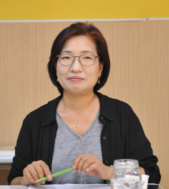 ▲ 정의당 부산시당 박주미 위원장. ⓒ프레시안(빅호경)