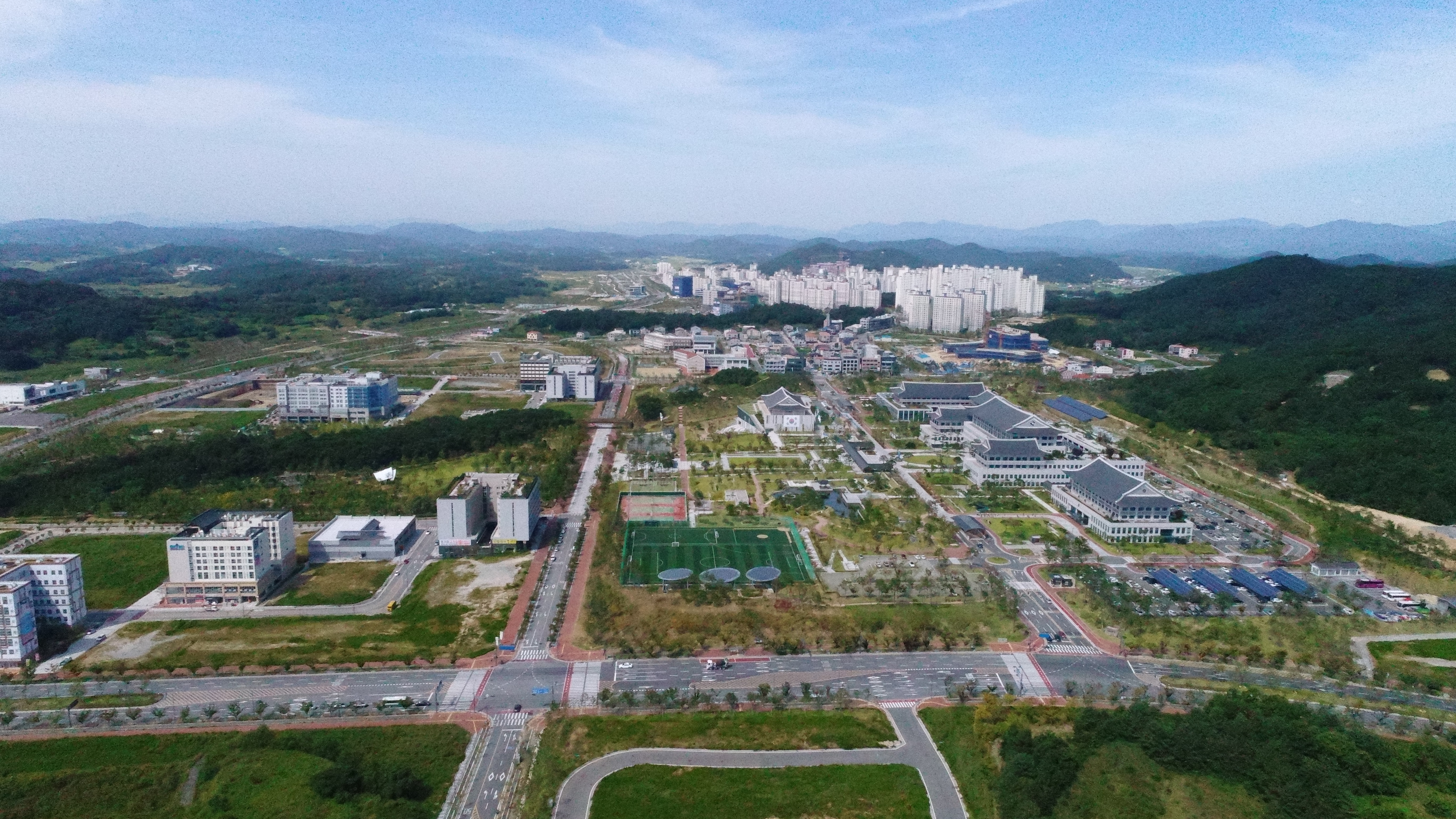 경상북도가 도청신도시 2단계사업을 시작한다. 사진은 신도시 전경 ⓒ경북도제공