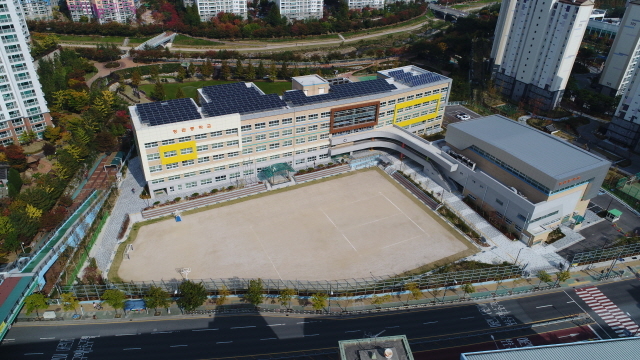 ▲ 부산 정관중학교 전경. ⓒ부산교육청