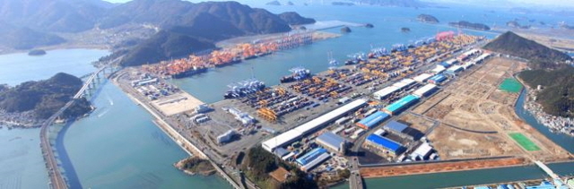 ▲ 부산신항 전경. ⓒ부산항만공사