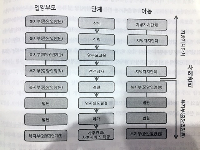 ▲입양특례법 전면 개정안에서 제시한 입양 절차와 담당기관의 변화
