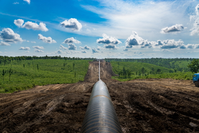 ▲ 시베리아의 힘, 송유관. ⓒgazprom.com