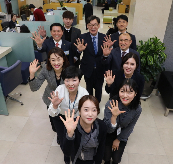 ▲이대훈 NH농협은행장 경남에서 현장 소통경영. ⓒ NH농협은행