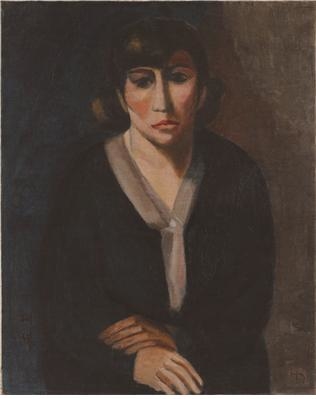 ▲ 나혜석의 <자화상> 1928년 추정. ⓒ수원시립아이파크미술관 소장. 국립현대미술관 사진제공.