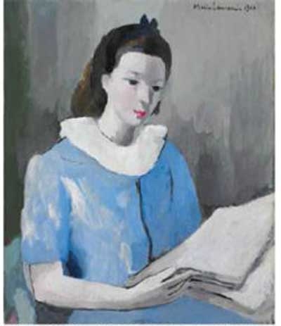 ▲ <푸른 옷을 입은 수잔모로>, 1940. ⓒ가우디움어소시에이츠