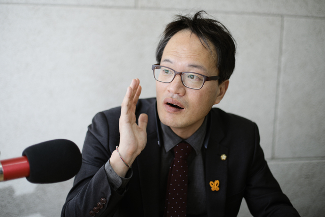 ▲ 상가임대차 보호법 개정안을 발의한 더불어민주당 박주민 의원. ⓒ프레시안(최형락)