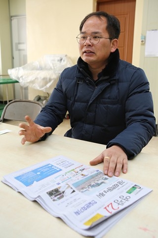 ▲ 장영진 씨는 고준위핵폐기물 문제에 전 국민이 관김 갖고 함께 대응해 달라고 호소했다. ⓒ함께사는길(이성수)