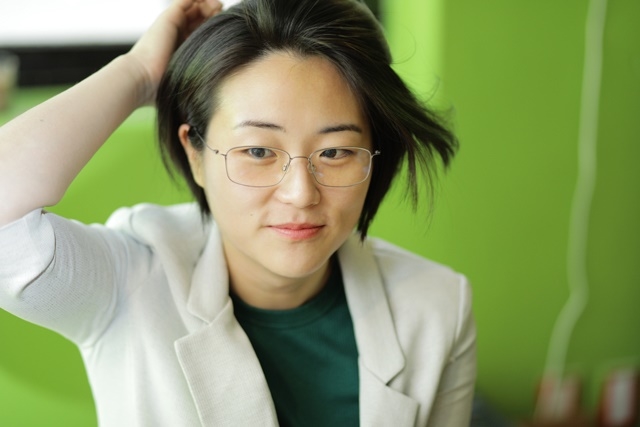 ▲ 신지예 녹색당 전 서울시장 후보. ⓒ프레시안(최형락)
