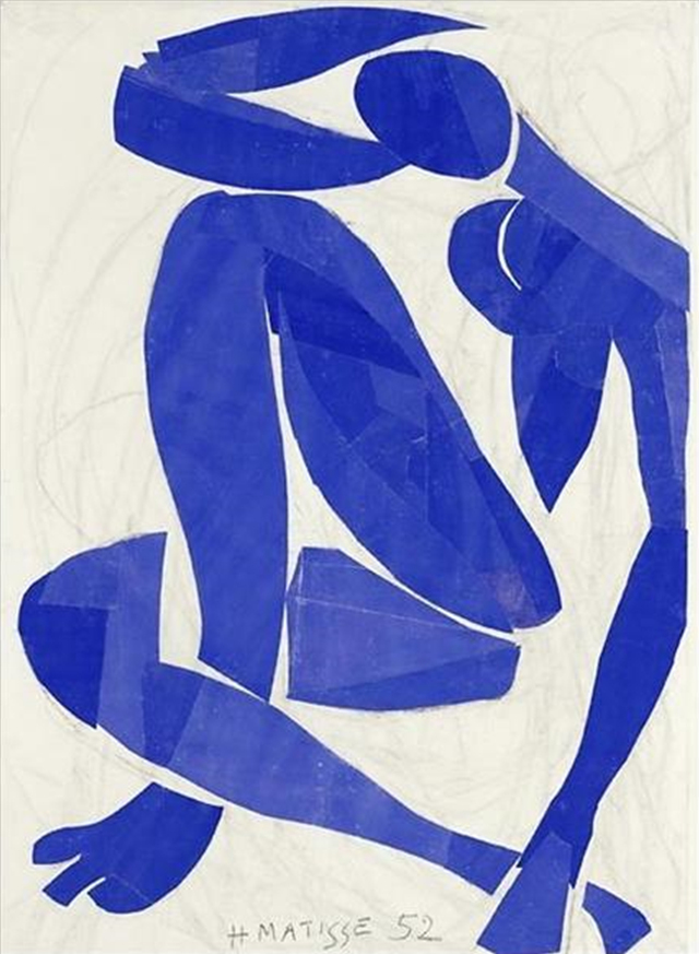 ▲앙리 마티스 Blue Nude-paper cutting 1952