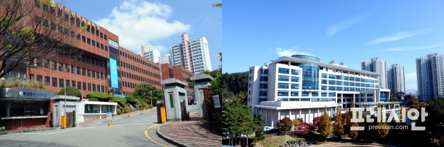 ▲ 부산교육청(좌), 울산교육청(우). ⓒ프레시안