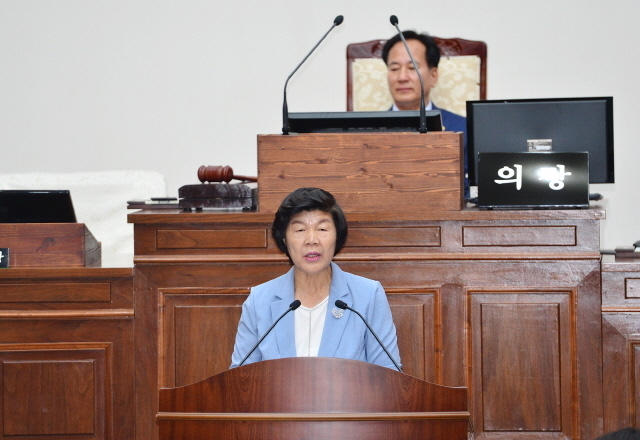 ▲ 노옥희 울산교육감. ⓒ울산시의회