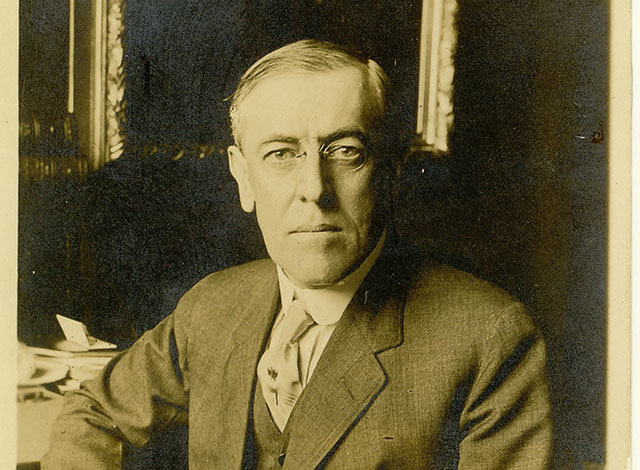 ▲ 대통령 재직 시절의 우드로 윌슨 ⓒU.S. National Archives