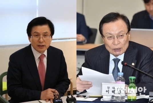 ▲ 자유한국당 황교안 대표와 더불어민주당 이해찬 대표. ⓒ프레시안