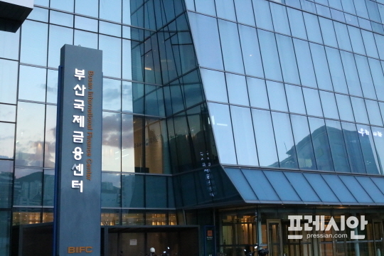 ▲ 부산국제금융센터(BIFC). ⓒ프레시안(박호경)