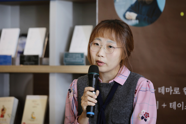 ▲ 은모든 작가. ⓒ프레시안(최형락)