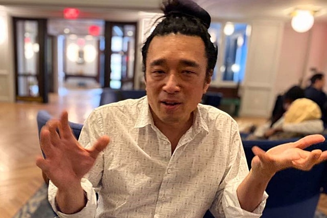 ▲ 손수범 감독이 본지와 인터뷰를 진행하고 있다. ⓒ프레시안(전홍기혜)