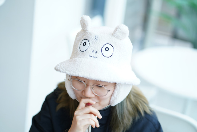 ▲<지하철에서 옆자리에 흑인이 앉았다>를 펴낸 예롱 작가 ⓒ프레시안(최형락)