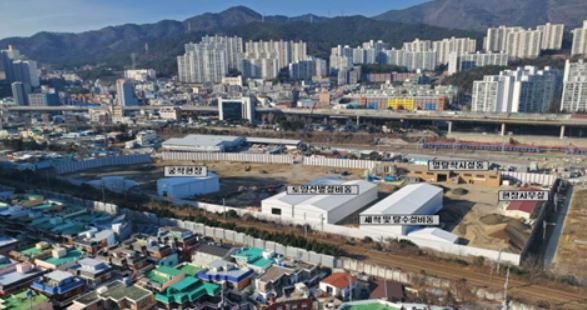 ▲ 구 미군 물자 재활용유통사업소 부지. ⓒ부산시